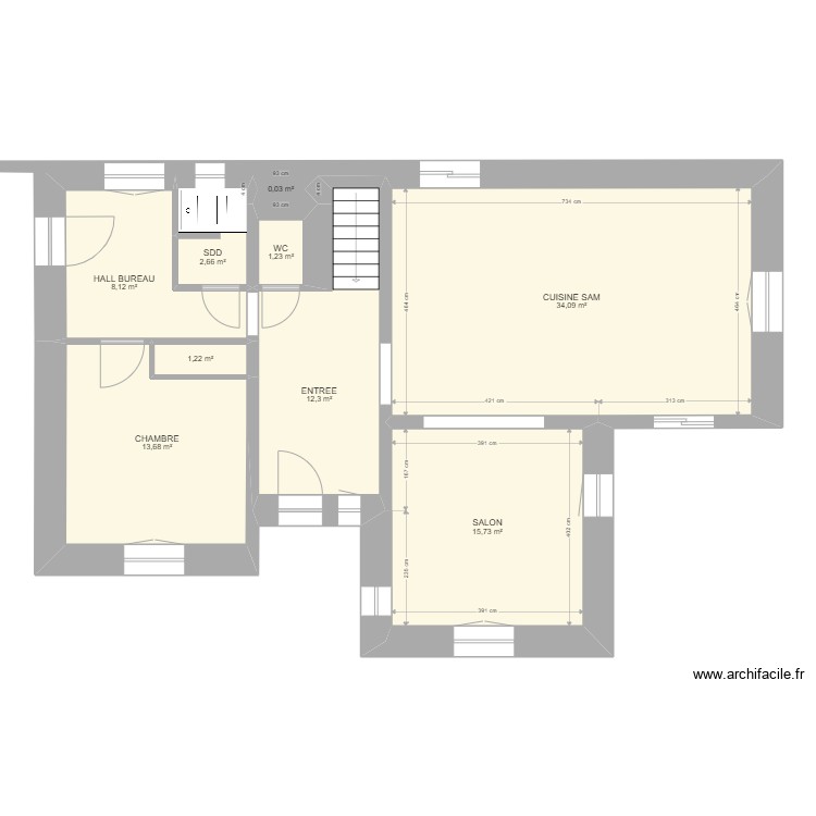 Maison M&eacute;thamis Rez CH SOL. Plan de 0 pièce et 0 m2