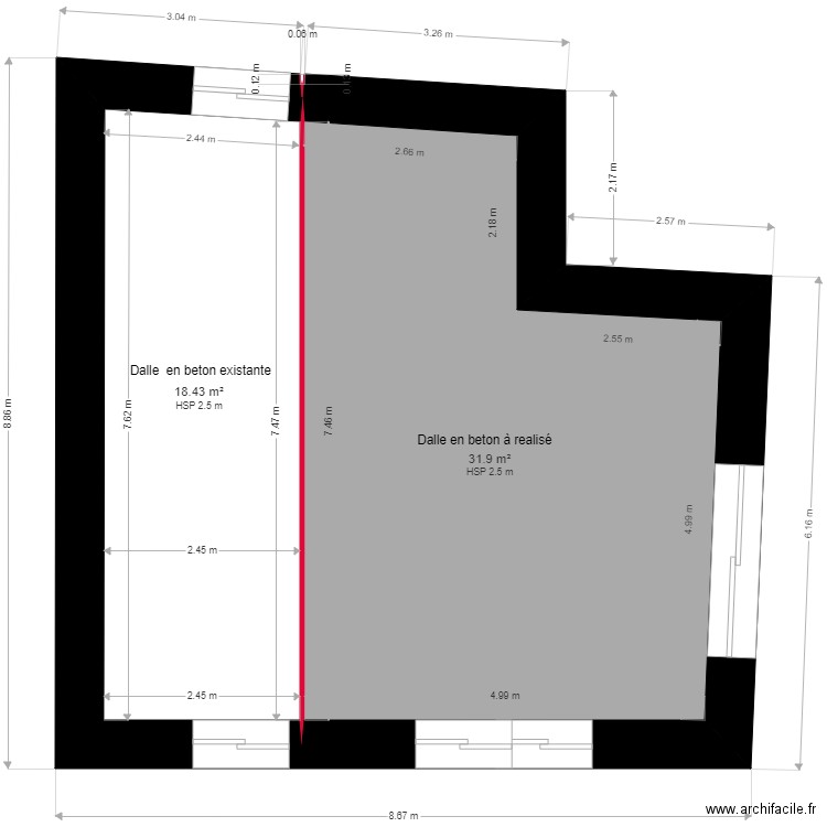 plan d appartement 4. Plan de 0 pièce et 0 m2