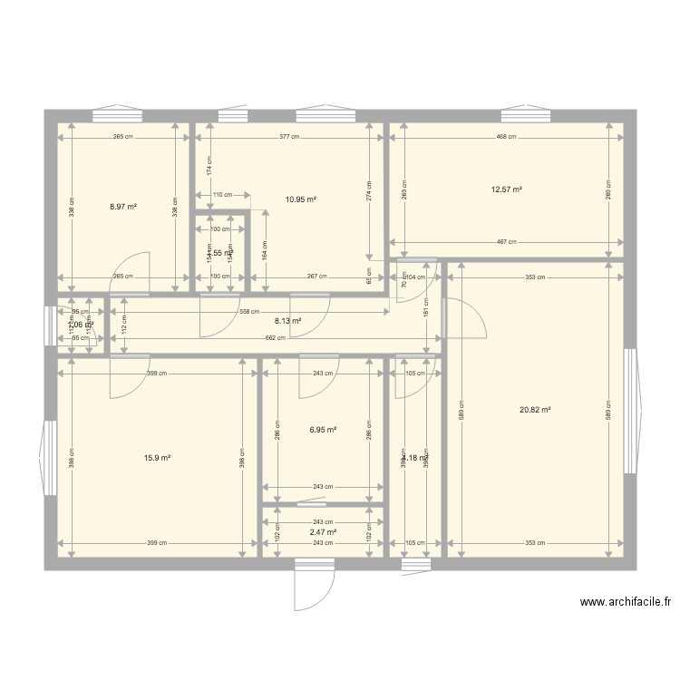 Plan B. Plan de 0 pièce et 0 m2