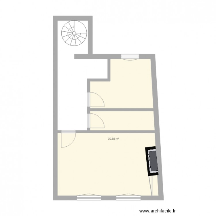 emond. Plan de 0 pièce et 0 m2