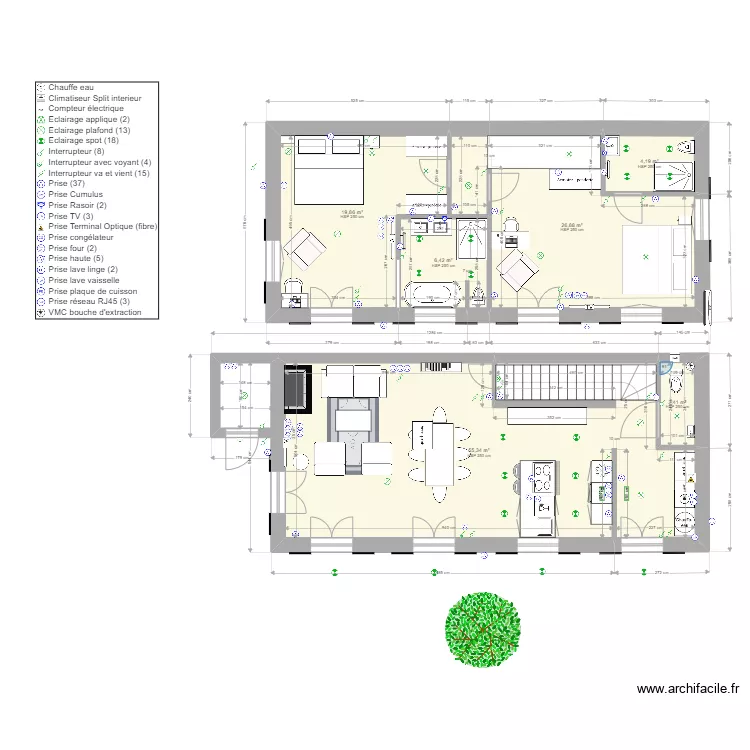 ENSUES EXISTANT V3. Plan de 