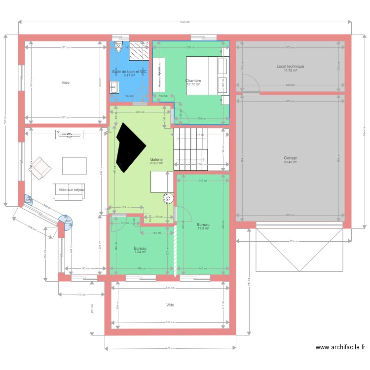 NoirmontEtage15. Plan de 0 pièce et 0 m2