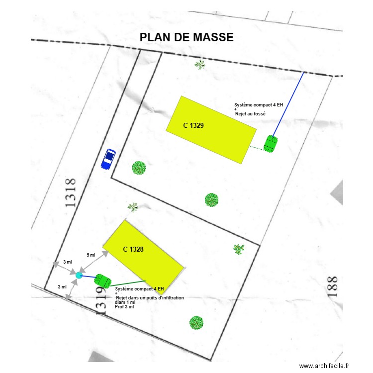 Brossais. Plan de 0 pièce et 0 m2