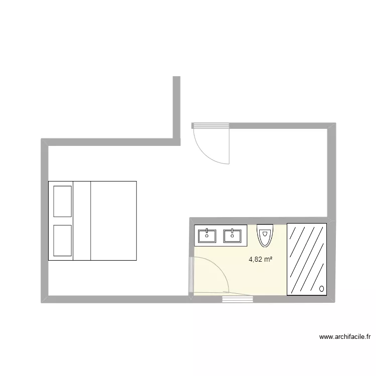 salle de douche parents. Plan de salle de douche parents. Plan de