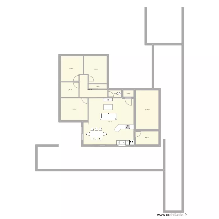 LAURA-EUGENE4. Plan de 11 et 111 m² LAURA-EUGENE4. Plan de 11 et 111 m²