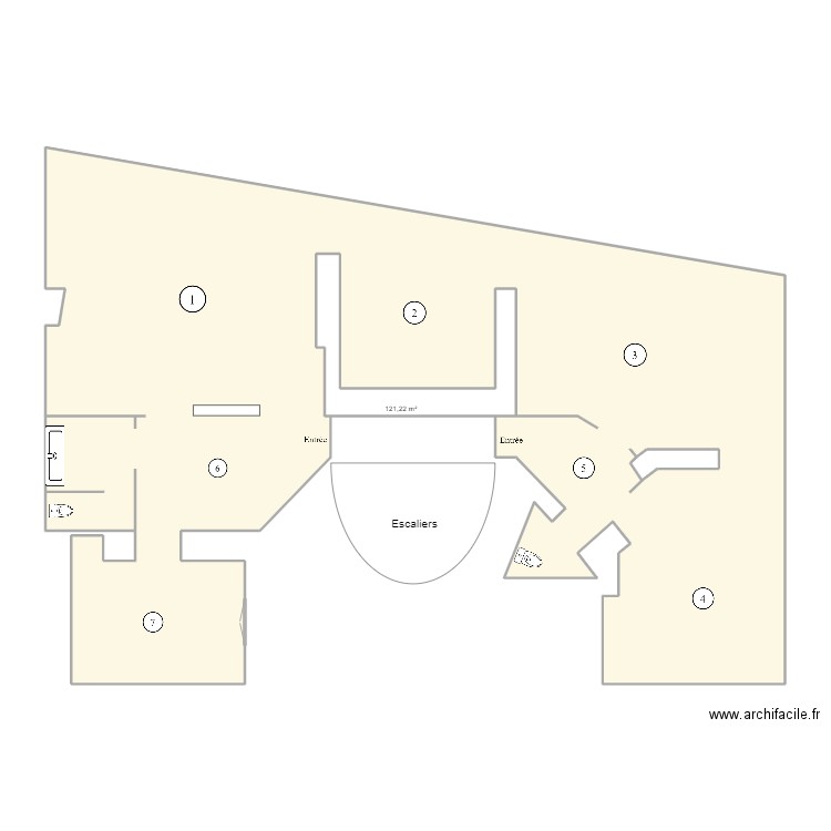 new bureaux. Plan de 0 pièce et 0 m2