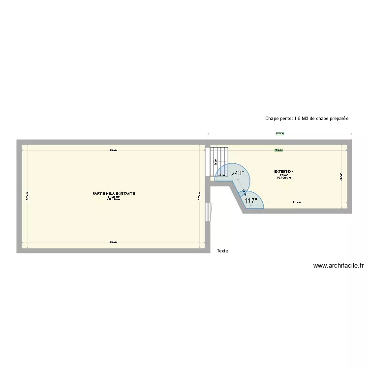 PROJET EXTENSION final. Plan de 