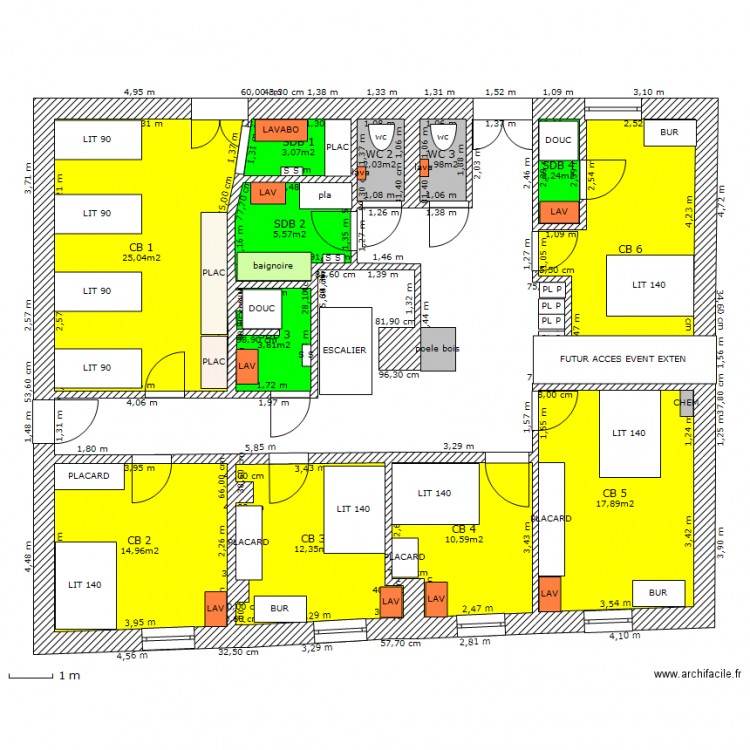 PALA ETAGE VERS 8 TER BIS. Plan de 0 pièce et 0 m2