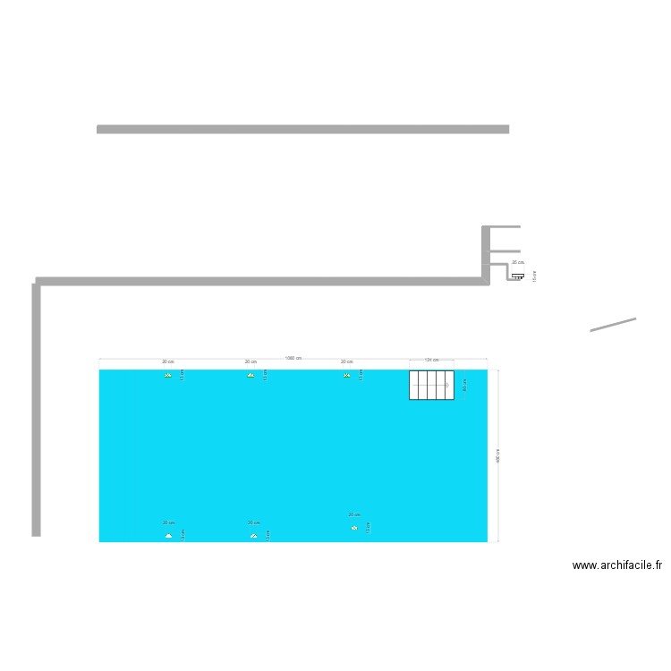 PISCINE. Plan de 0 pièce et 0 m2