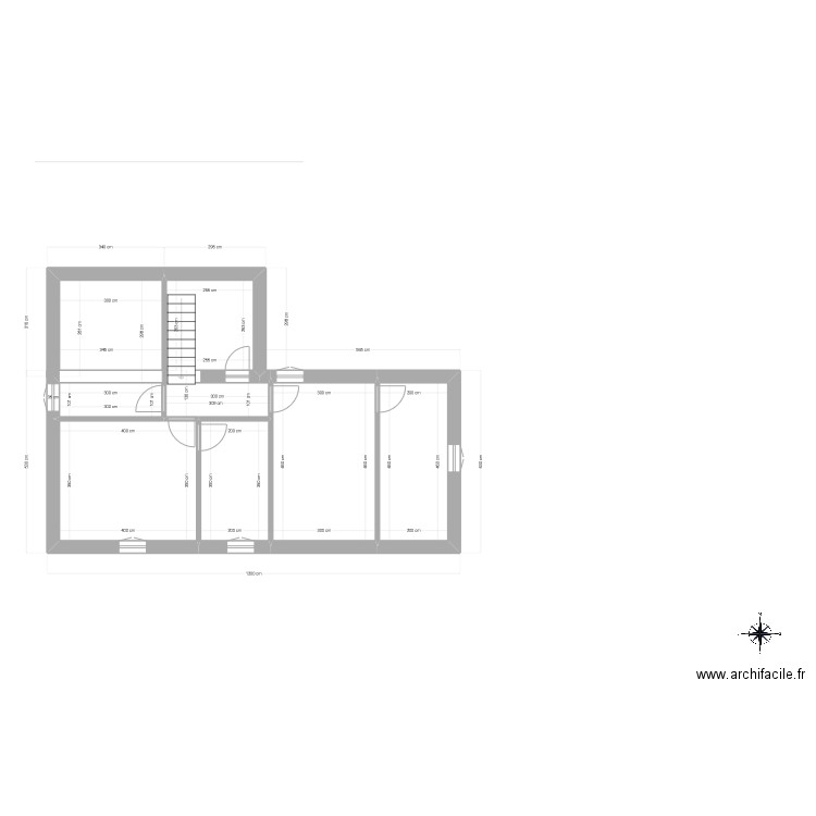 BERGERIE ETAGE FINAL 4. Plan de 6 pièces et 54 m2