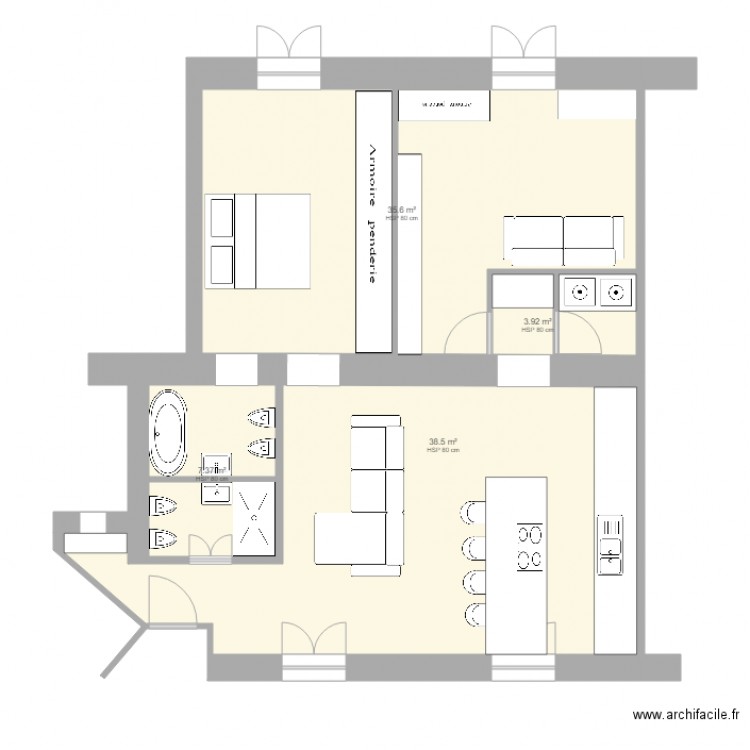 3 RAFFAELLA. Plan de 0 pièce et 0 m2