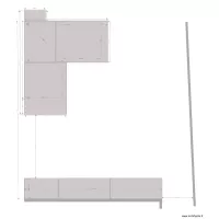 piscine pool bar en L dalle discontinue