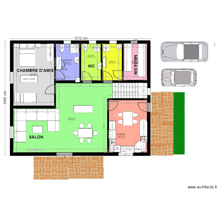 Nkolnda_RdC (pièces). Plan de 0 pièce et 0 m2