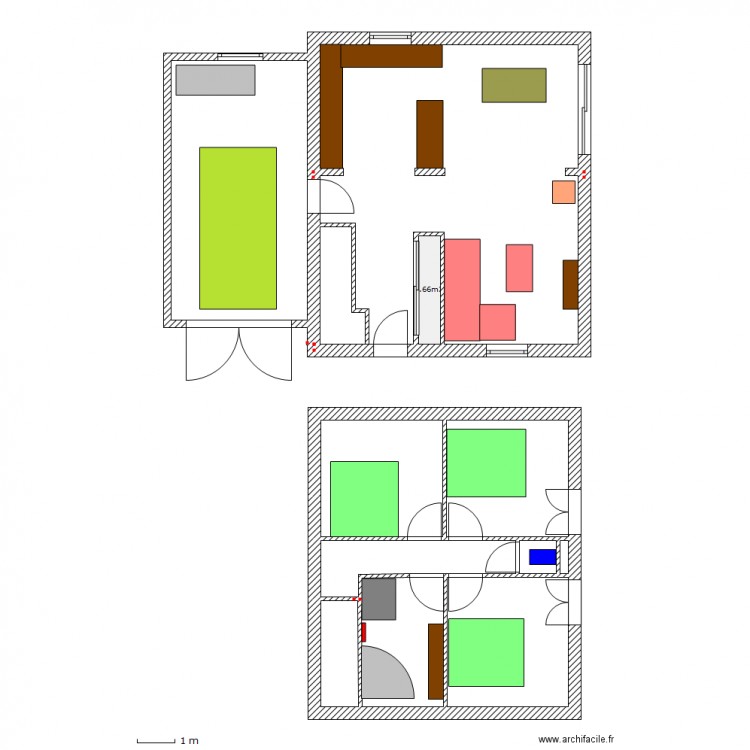 groisy. Plan de 0 pièce et 0 m2