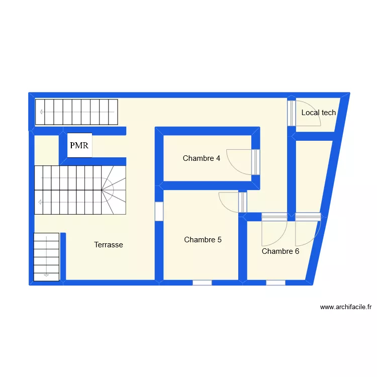 chateau haut. Plan de 