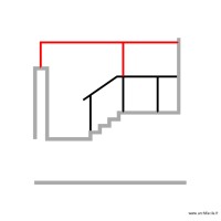 plan entrée et rambarde et treille