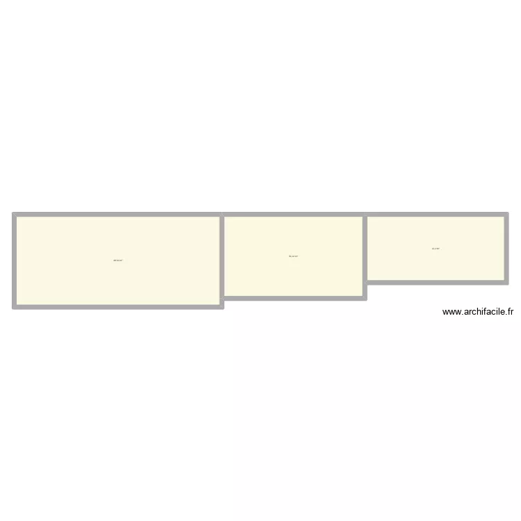 plan vide. Plan de 3  et 186 m²