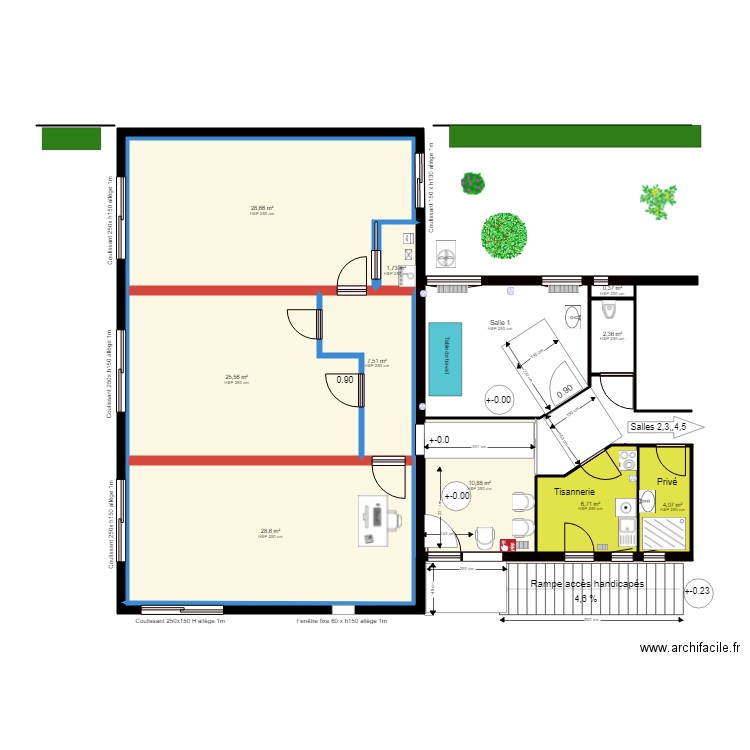 Extension maxi   . Plan de 0 pièce et 0 m2