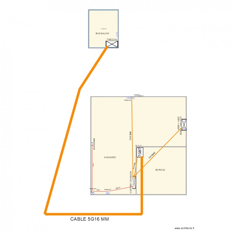 HANGARD LOCAMOD LE TEICH. Plan de 0 pièce et 0 m2