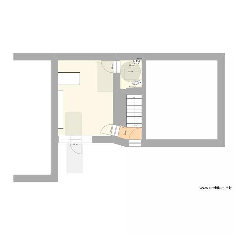 MAIRIE MONTJOYER. Plan de 