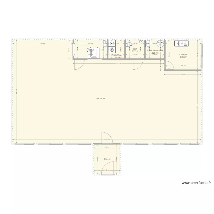 DOMONT VIERGE. Plan de 