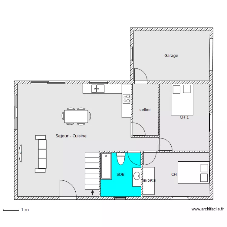 RDC Couffignal 1. Plan de RDC Couffignal 1. Plan de