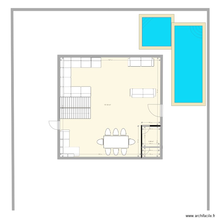 villa v2. Plan de 0 pièce et 0 m2