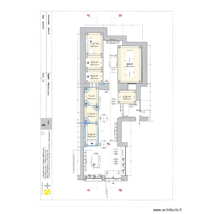 Plan Fribourg Pérolles 8. Plan de 0 pièce et 0 m2