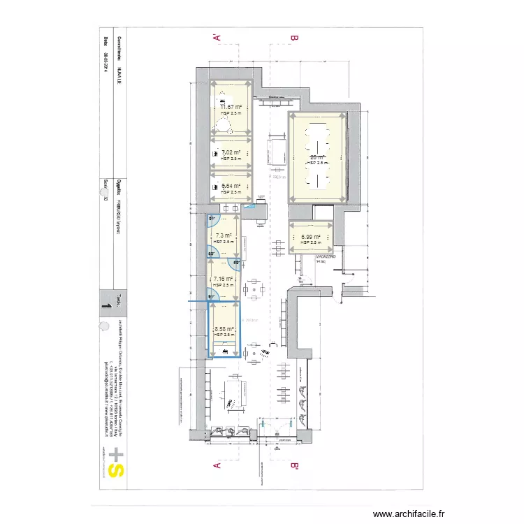 Plan Fribourg P&eacute;rolles 8. Plan de 