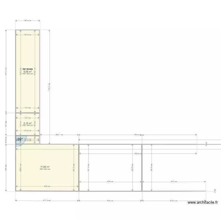 courte oreille. Plan de 