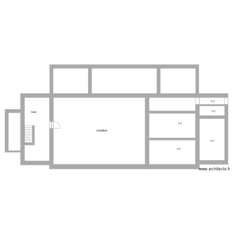 Ecole de La Calamine niveau sous sol. Plan de 0 pièce et 0 m2