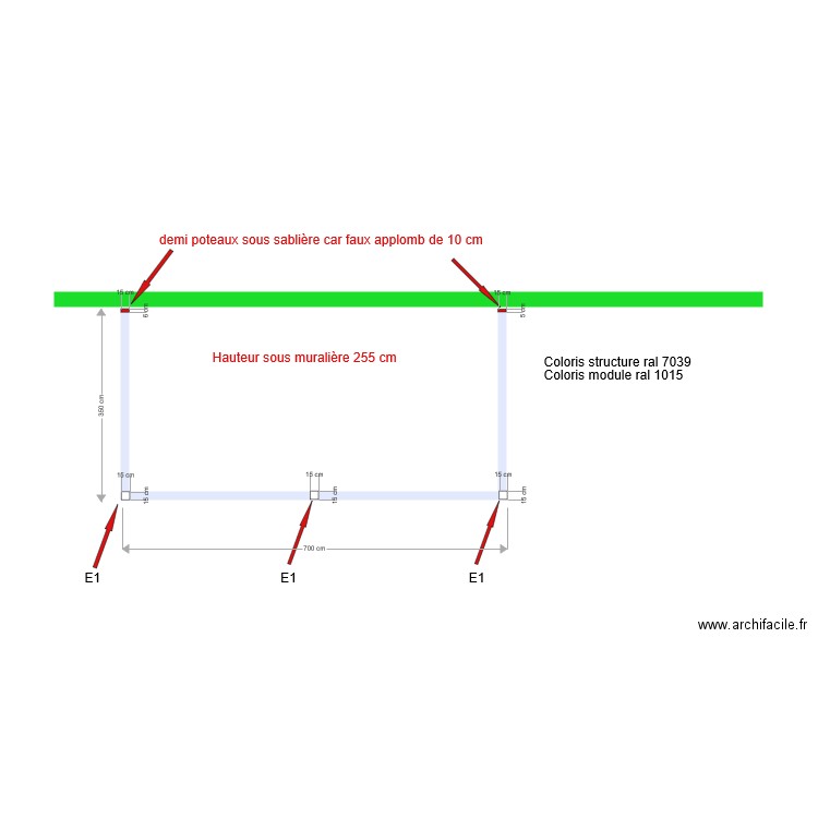 robichon. Plan de 0 pièce et 0 m2