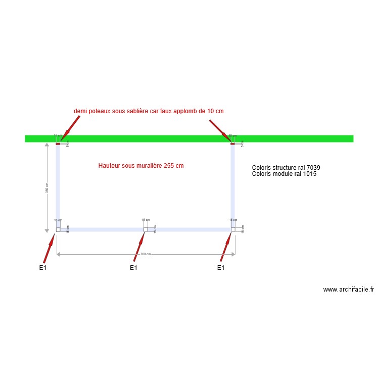 robichon. Plan de 0 pièce et 0 m2