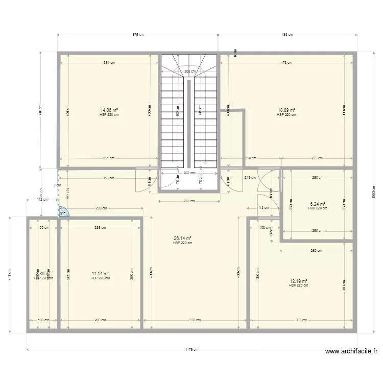 1 Etage. Plan de 
