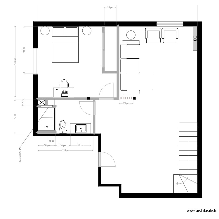 rouillard 3. Plan de 0 pièce et 0 m2
