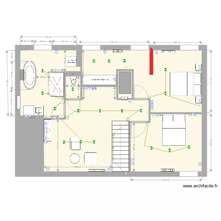mirebeau 8. Plan de 