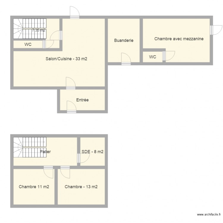 63001287Maison1. Plan de 0 pièce et 0 m2