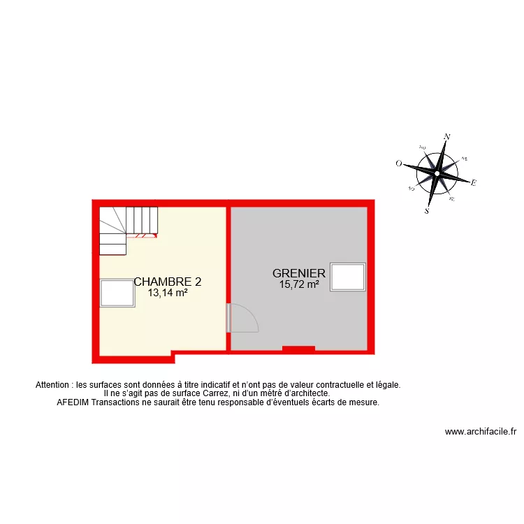 BI 7521 ETAGE 2. Plan de 