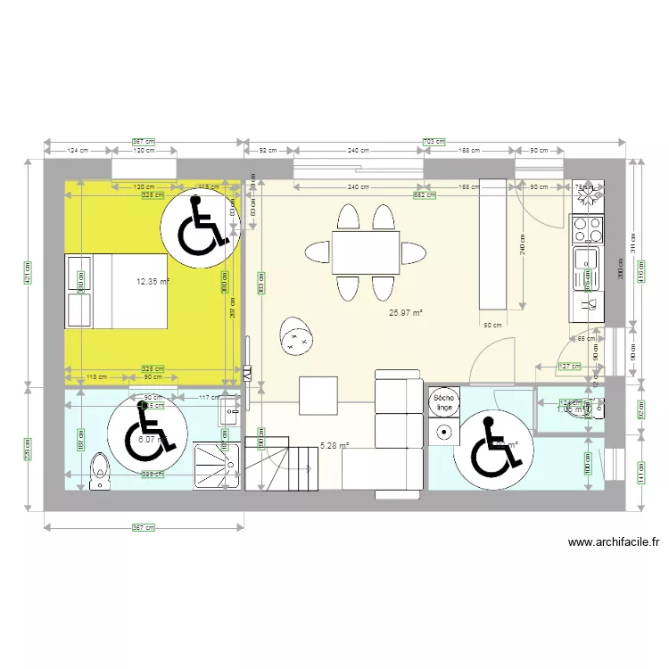 ty breizh Carnac. Plan de ty breizh Carnac. Plan de