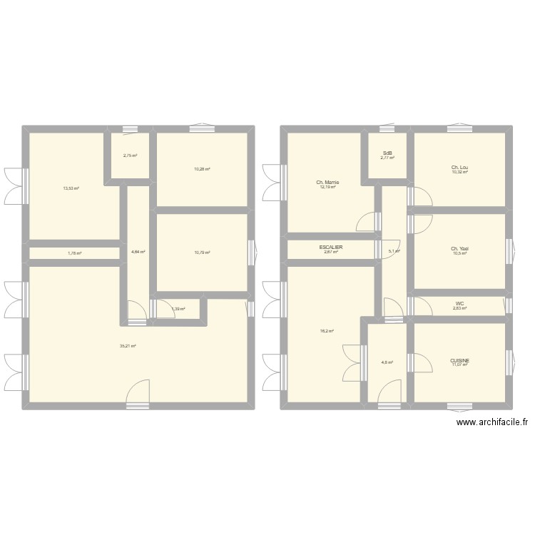 RAZAC. Plan de 0 pièce et 0 m2