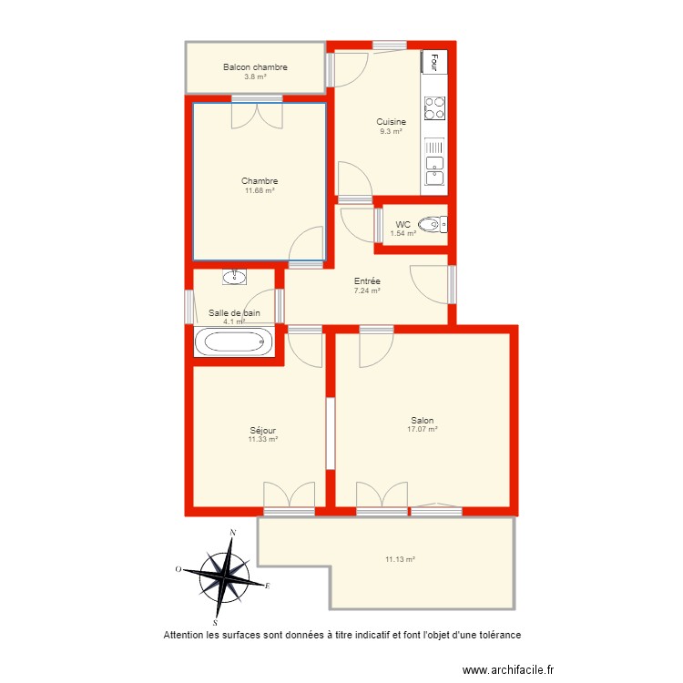 BI 2699  non côté. Plan de 0 pièce et 0 m2