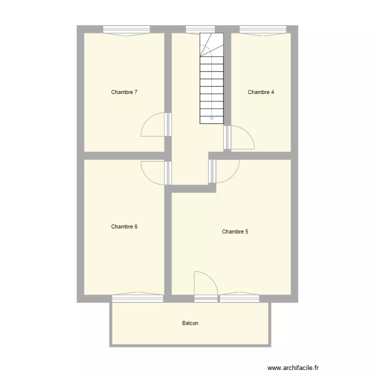 Croquis ENGEL Etage. Plan de 
