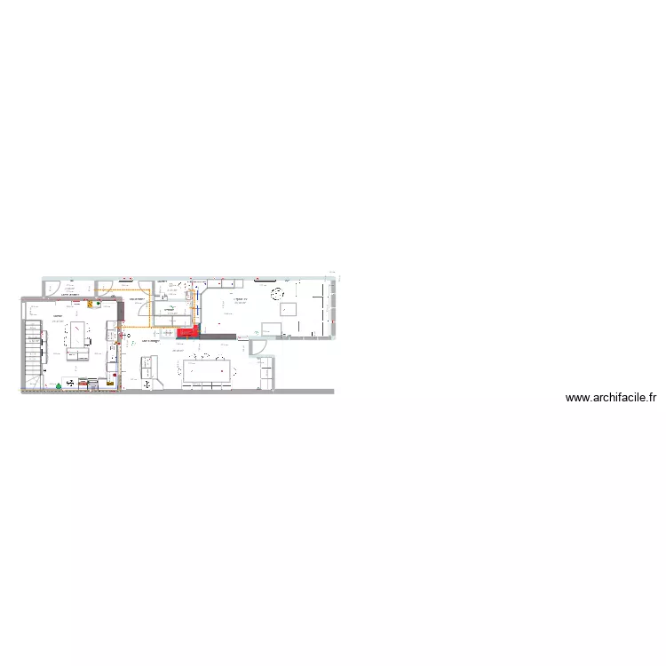Arquenne cuisine. Plan de Arquenne cuisine. Plan de