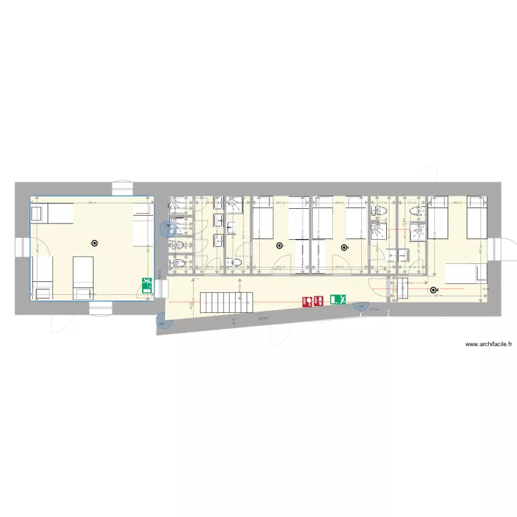 V1 les fleurs projet meublé et 2 étages. Plan de V1 les fleurs projet meublé et 2 étages. Plan de