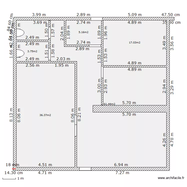 LOCAL auto moto merignac. Plan de 