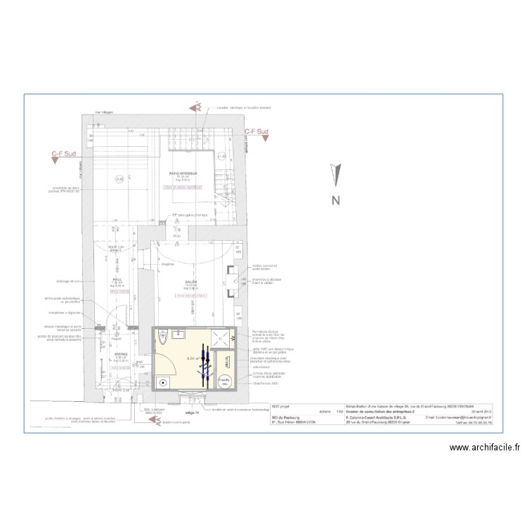 Grrrr RdCh SdB 4. Plan de 0 pièce et 0 m2