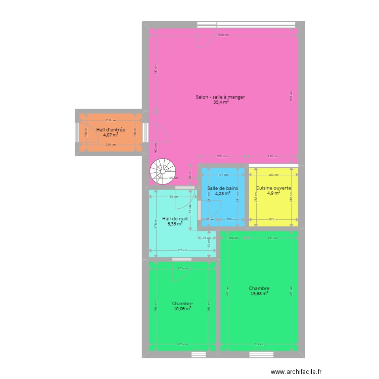 Delnooz. Plan de 0 pièce et 0 m2