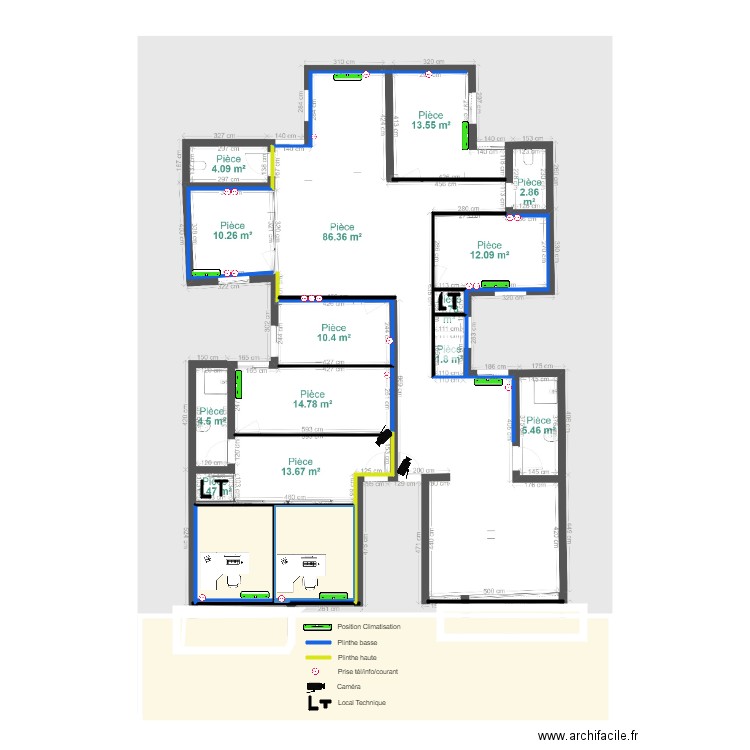 boli. Plan de 0 pièce et 0 m2