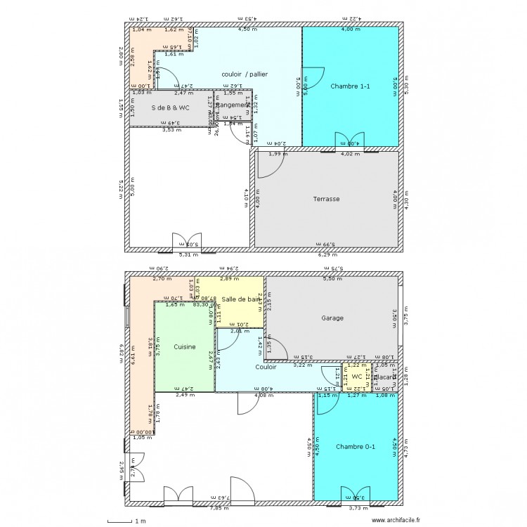 Michel 1-1. Plan de 0 pièce et 0 m2