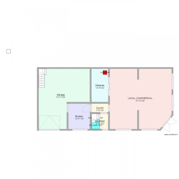 LOCAL COMMERCIAL TYLLEMAN. Plan de 0 pièce et 0 m2